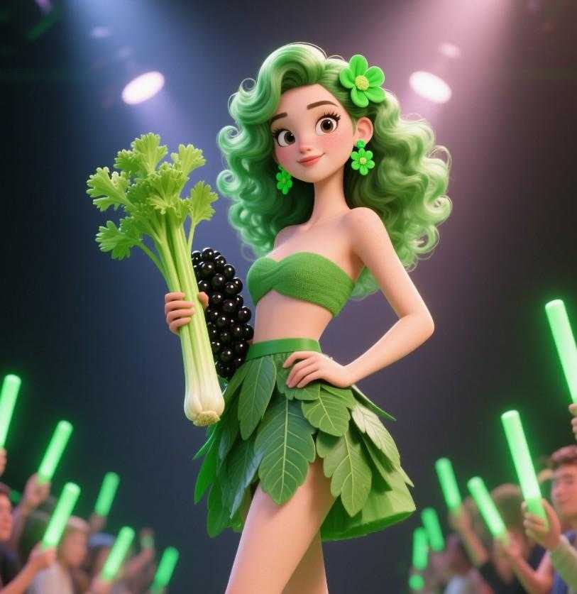 养生新玩法，食物美女走秀，7天万粉号 